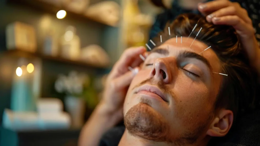 acupuncture on scalp